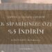 Web Sitemizde İlk Siparişinize Özel %5 İndirim